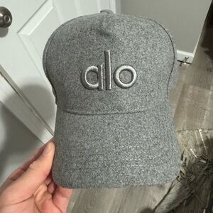 Alo Gray Wool District Trucker Hat